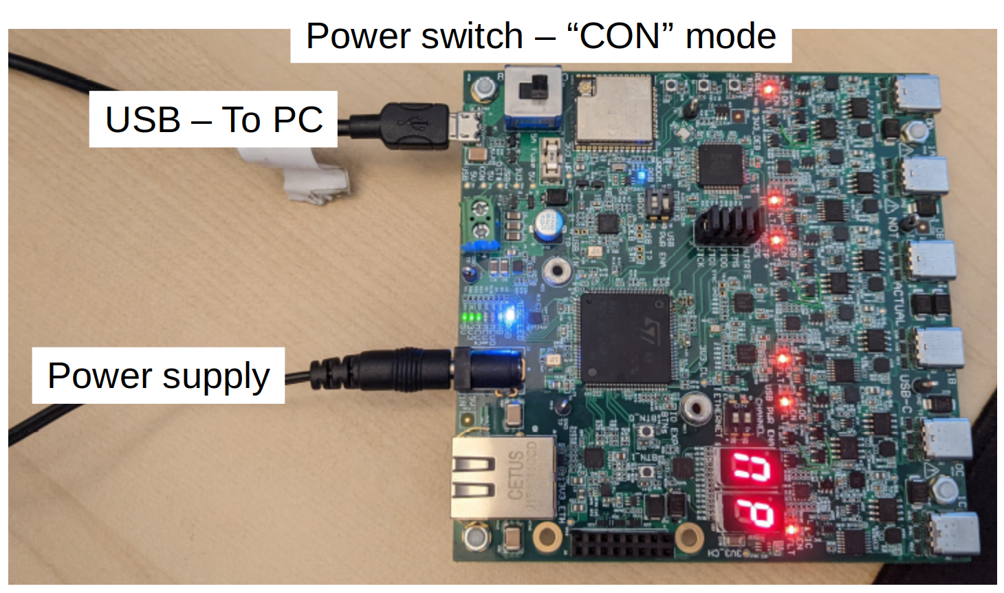 Connecting and Powering a HiveBoard